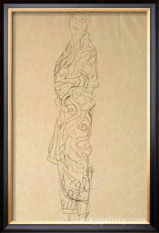 Woman in a Kimono by Gustav Klimt paintings reproduction